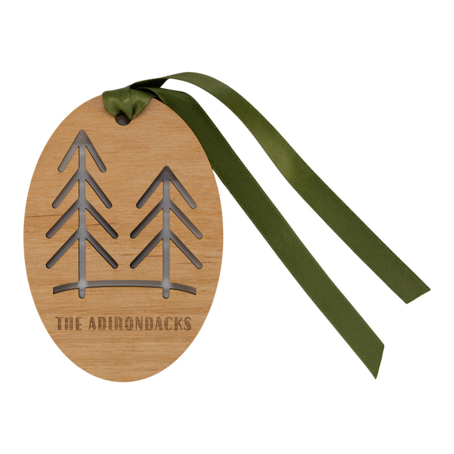 Wood Ornament ~ The Adirondacks