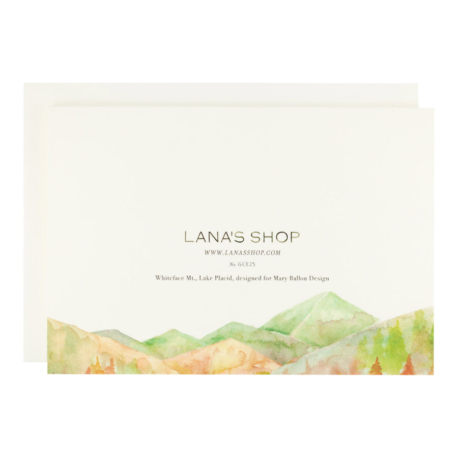 Note Card ~ Whiteface Fall