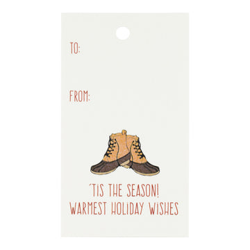 Gift Tags ~ Bean Boots