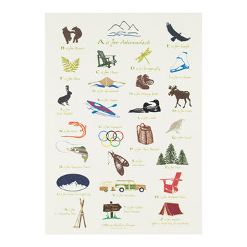 Print ~ A is for Adirondack