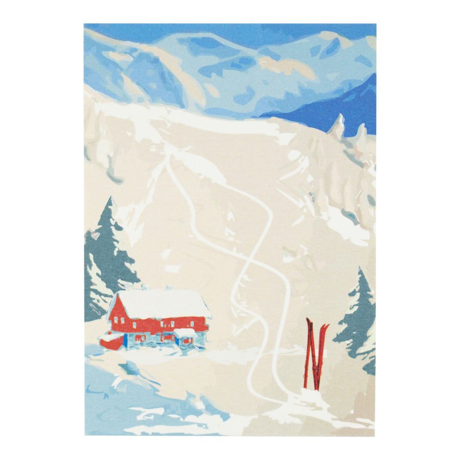 Postcard ~ Winter Chalet