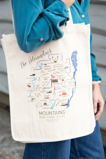 Canvas Tote Bag ~ The Adirondacks